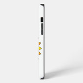 Etui iPhone 13 Pro Max Tournesol et Papillon Bleu (Côté gauche)