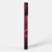 Etui iPhone 13 Pro Max Trapèzes rectangles rouges avec combinaison facult (Côté droit)