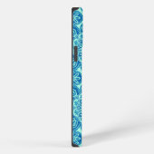 Etui iPhone 13 Pro Max Tribus coque iphone bleu et vert (Côté droit)
