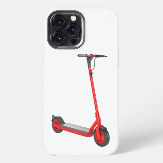 Etui iPhone 13 Pro Max Trottinette électrique rouge (Verso)