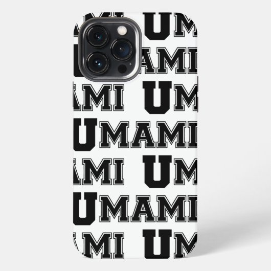 ETUI iPhone 13 PRO MAX UMAMI COLLEGE (Verso)