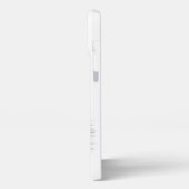 Etui iPhone 13 Pro Max Un Angel endormi, design noir et blanc (Côté gauche)