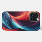 Etui iPhone 13 Pro Max Une vague de dégradé dynamique (Verso Horizontal)