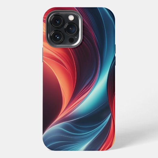 Etui iPhone 13 Pro Max Une vague de dégradé dynamique (Verso)