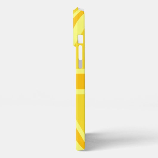 Etui iPhone 13 Pro Max Union Jack double jaune (Côté gauche)
