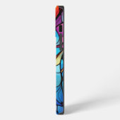 Etui iPhone 13 Pro Max Verre teinté vibrant Abstrait (Côté gauche)