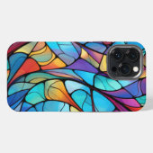 Etui iPhone 13 Pro Max Verre teinté vibrant Abstrait (Verso Horizontal)