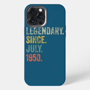 Etui iPhone 13 Pro Max Vintage 1950 72e anniversaire Légendaire depuis ju