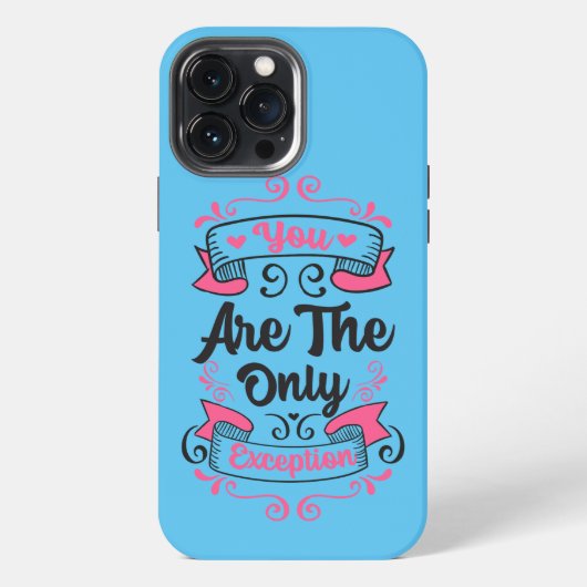 Etui iPhone 13 Pro Max Vous êtes la seule exception, Paramore Lyrics Cita (Verso)