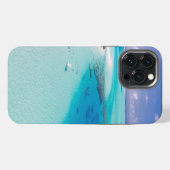 Etui iPhone 13 Pro Max Vue aérienne de la plage (Verso Horizontal)