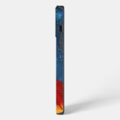 Etui iPhone 13 Pro Max Zodiaque Bélier Déesse en Bleu Céleste (Côté gauche)