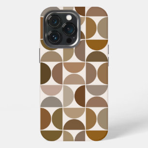 Etui iPhone 13 Pro MCM Semi-cycles Browns+Cream Big Motif