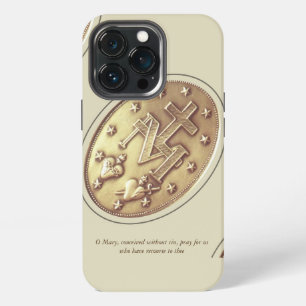 Etui iPhone 13 Pro médaille miraculeuse