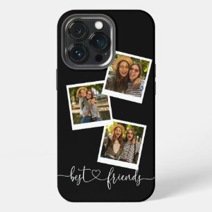 Etui iPhone 13 Pro Meilleures Amies Collage de Photos d'Amitié