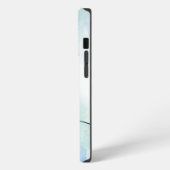 Etui iPhone 13 Pro Menthe et bleu (Côté gauche)