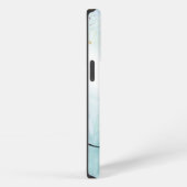 Etui iPhone 13 Pro Menthe et bleu (Côté droit)