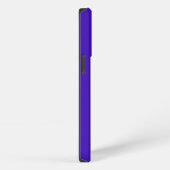 Etui iPhone 13 Pro Minimaliste bleu indigo monogramme personnalisé so (Côté droit)