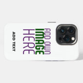 ETUI iPhone 13 PRO MODELE DE TEXTE D'IMAGE BLANC SIMPLE ÉDITABLE MODE (Verso Horizontal)