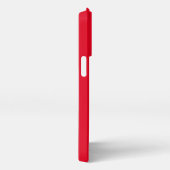 ETUI iPhone 13 PRO MODÈLE DE TEXTE D'IMAGE ROUGE SIMPLE MODERNE (Côté droit)