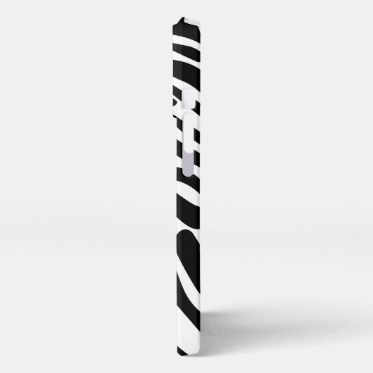 Etui iPhone 13 Pro Modèle Zebra (Côté gauche)