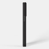 Etui iPhone 13 Pro Modern Minimalist Black Executive QR Code Monogram (Côté droit)