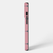 Etui iPhone 13 Pro Moderne Rose À Points Moderne (Côté gauche)