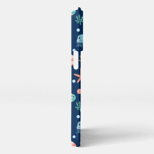 Etui iPhone 13 Pro Monde marin (Côté droit)