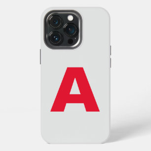 Etui iPhone 13 Pro Monogramme Minimaliste Ajoutez Votre Nom Initial M