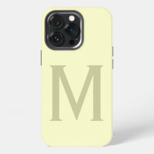 Etui iPhone 13 Pro Monogramme Minimaliste Ajoutez Votre Nom Initiale