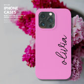Etui iPhone 13 Pro Monogramme moderne simple et moderne