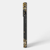 Etui iPhone 13 Pro Monogramme Pailleté Or (Côté gauche)