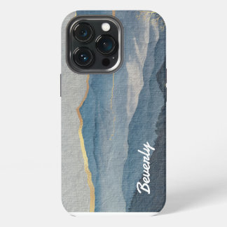 Etui iPhone 13 Pro Montagne Dorée Personnalisé