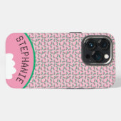 Etui iPhone 13 Pro Mordille de pastèque (Verso Horizontal)