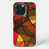 Etui iPhone 13 Pro Motif abstrait coloré (Dos)