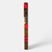Etui iPhone 13 Pro Motif abstrait coloré (Côté gauche)