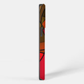 Etui iPhone 13 Pro Motif abstrait coloré (Côté droit)