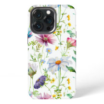 Motif de fleurs sauvages modernes