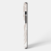 Etui iPhone 13 Pro Motif de marbre abstrait gris (Côté gauche)