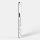 Etui iPhone 13 Pro Motif de marbre abstrait gris (Côté droit)