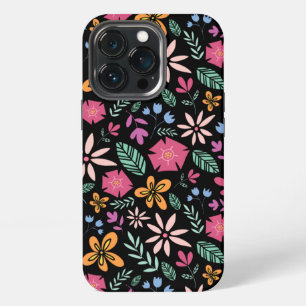 Etui iPhone 13 Pro Motif floral et glamour sans couture naturel