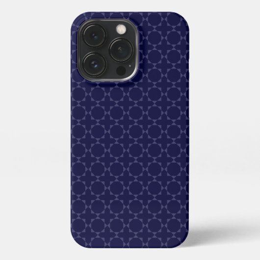 Etui iPhone 13 Pro Motif géométrique islamique (Verso)