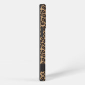 Etui iPhone 13 Pro Motif Léopard Brun Monogramme (Côté droit)