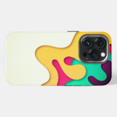 Etui iPhone 13 Pro motif liquide 3D (Verso Horizontal)