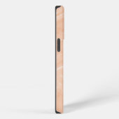 Etui iPhone 13 Pro Motif marbré fluide orange (Côté droit)