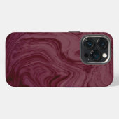 Etui iPhone 13 Pro Motif Marbre Teintes Marron (Verso Horizontal)