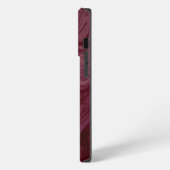 Etui iPhone 13 Pro Motif Marbre Teintes Marron (Côté gauche)