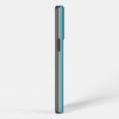 Etui iPhone 13 Pro Motif rayé multicolore (Côté droit)