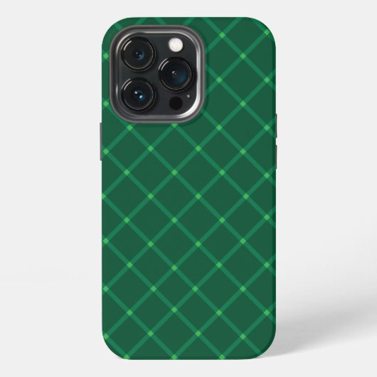 Etui iPhone 13 Pro Motif vert (Dos)
