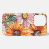 Etui iPhone 13 Pro Multiples fleurs I téléphone 13 Couverture (Verso Horizontal)