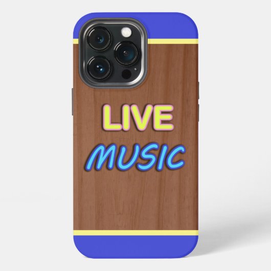 Etui iPhone 13 Pro Musique Live (Dos)